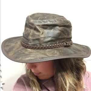 Head N Home Crusher Outback Leather Hat